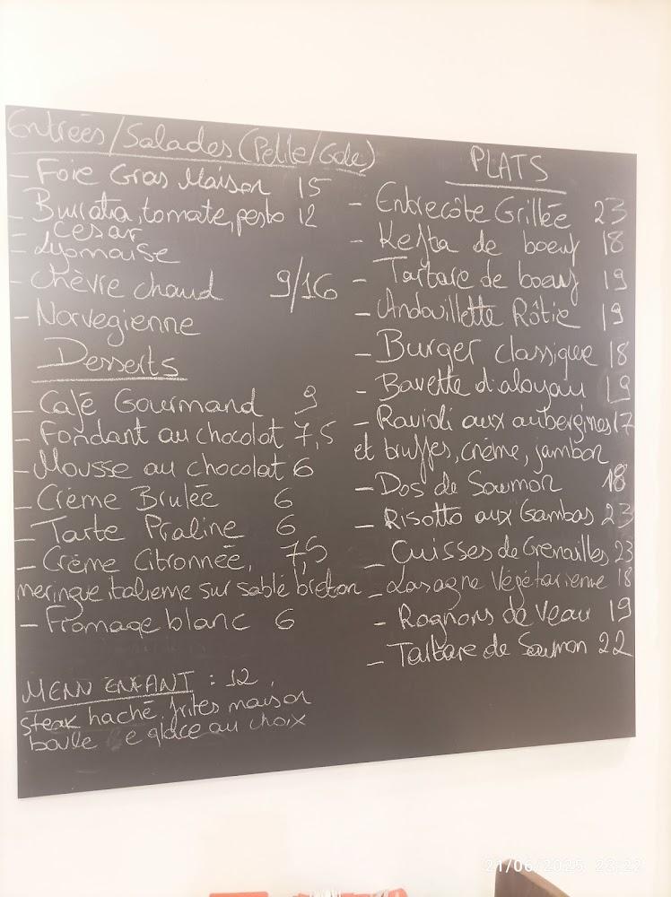 Aux Amities Gourmandes Chez Klevis - Menu Image 1